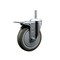 Service Caster 5 Inch Gray Polyurethane Wheel Swivel 34 Inch Threaded Stem Caster Total Lock Brake SCC SCC-TSTTL20S514-PPUB-34212 - alternate 1